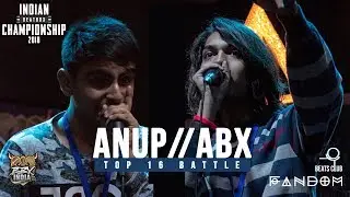 ANUP vs. ABX | Indian Beatbox Championships 2018 - TOP 16 SOLO BATTLE