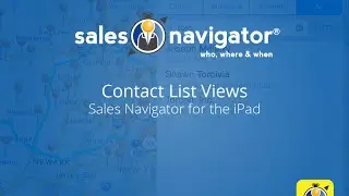 Contact List View | Sales Navigator for the iPad