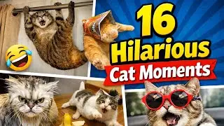 16 Hilarious Cat Moments 😂🐱
