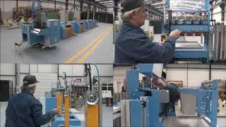 SARMAKINA SBS4/600 AUTOMATIC BOBBIN WINDER + 4 X SCMPK TYPE PAY-OFF