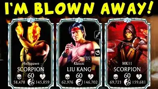 MK Mobile. НЕВЕРОЯТНАЯ победа над командой MK11! Лучшая команда мастеров боевых искусств в игре!