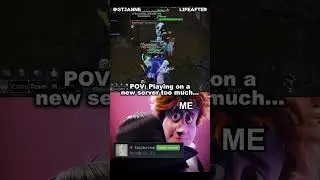 When you play on a new server too much...