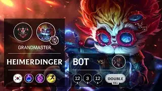 Heimerdinger Bot vs Lucian - KR Grandmaster Patch 9.19
