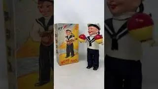 Mechanisches Spielzeug MAX CARL Laufpuppe Boys Ahoi D.R.G.M