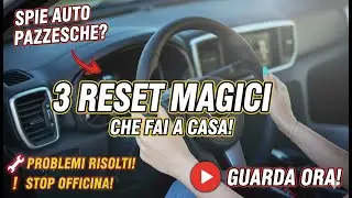 Premi questo pulsante RESET e risolvi quasi tutti i problemi dell&rsquo;auto GRATIS