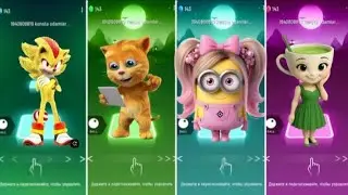 TOP FAMOUS CHARACTERS PLAY TILES HOP