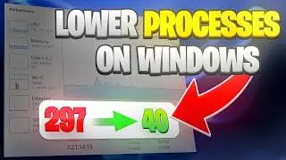 How To Get LOWER PROCESSES on Windows! (LOWER INPUT DELAY & MORE FPS)