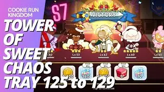 Cookie Run Kingdom Tower Of Sweet Chaos Tray 125 to Tray 129