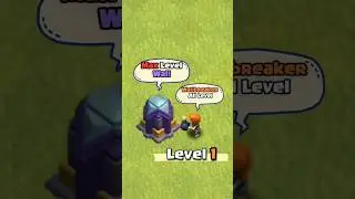 Wallbreaker All Level w/ Animation Vs Wall Max Level | Clash of Clans