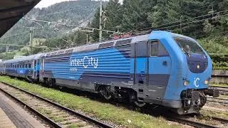 Verschub der Garnitur des InterCityNight 764 am 27.09.2025 in Brenner/Brennero