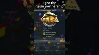 I got the gaijin partnership!