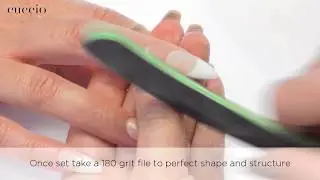 Cuccio Acrylic Nail Tutorial - Reverse Application