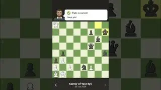 Daily Chess Puzzle #10: White to Move and Win #Chess #ChessPuzzle #Checkmate #Shorts #ChessTactics