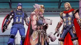 Jane Foster Meets The Avengers Scene - Marvel's Avengers