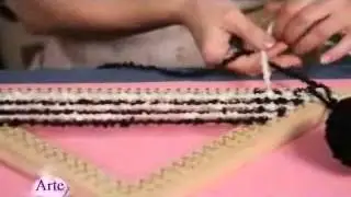 Cómo  tejer una prenda en bastidor triangular