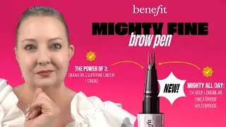 Как использовать НОВУЮ кисть для бровей Benefit Mighty Fine Brow Pen для ИДЕАЛЬНЫХ бровей