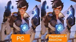 Overwatch PC vs PS4 / XboxOne Graphics Comparison #GameSpotLogic