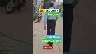 SIS SECURITY DUTY GOING IN BANGALORE #fresherjobs