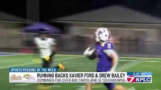 Sports Persons of the Week: Xavier Ford and Drew Bailey