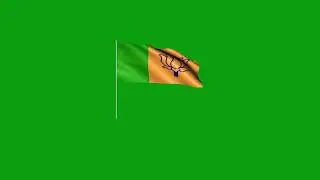 BJP Flag green screen #greenscreenvideo #motiongraphics #bjpflag #nocopyright