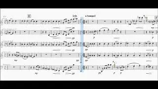 Vaughan Williams String Quartet #1 (ii) arr for wind quintet by Toby Miller