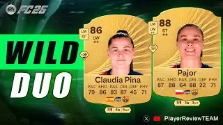 4⭐5⭐ Клаудия Пина 86 + 3⭐3⭐ Эва Паджор 88 | Обзор игрока FC 26