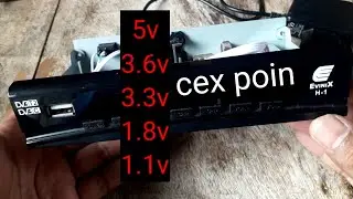 Cek poin tegangan STB Evinix H-1