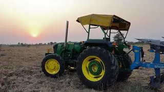 nukshan ho gya 😱🤯 plough me #tractor #crdi5405