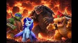 MlpTmntDisneyKauane Turtle Gamera ninja Bowser