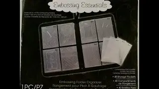 Darice Embossing Folder Organizers -  Review