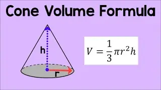 Cone Volume Formula | Math Animation