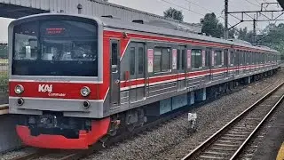 KRL Commuter Line Bogor Line/Manggarai Feeder JR 205 Series Depok - Tanjung Barat