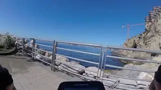 Marciapiede lungomare Napoli Pozzuoli