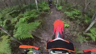 MX Tyre v Glasshouse Mountains.  14psi wet and dry.