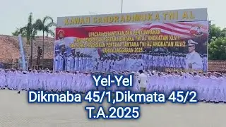 Pelantikan Dikmaba 45/1 dan Dikmata 45/2 TNI AL 2025