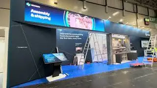 Exhibition Stand 5.5m x 1m LED Video Wall