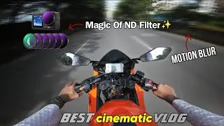 Dji Action 4 Cinematic Motovlogs Magic Of ND FILTERS ✨ #dji #magic #ndfilter #ndfilters #viralvideo 