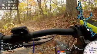Wissahickon MTB - Yellow Trail: Gorgas Creek To Walnut Ln (2023-11-09)