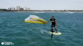 Kiran Verma Wingfoiling Mooloolaba April 2023