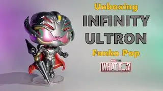 [4K] Unboxing Marvel What If...? Funko Pop: Infinity Ultron with Double-Headed Spear # 977
