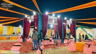 Tent House 🏠🔥New Setup ✅ Reception  Program . Gallery Decorations/ V.I.P program #aonla  