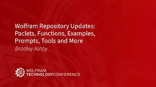 Wolfram Repository Updates: Paclets, Functions, Examples, Prompts, Tools and More