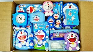 Unboxing Doraemon Stationery📚, Pouch, Doraemon Pencil Case, Gift items, Ruler, Coin Bank, Jump Rope