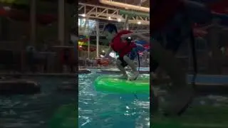 Go Monkeys!! Floater challenge!! #littleboy #pool #float #challenge #tooeasy