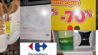 2&egrave;me d&eacute;marque💥-70%😱sur le textile et vaisselle 👍#carrefour #soldes #bonsplans