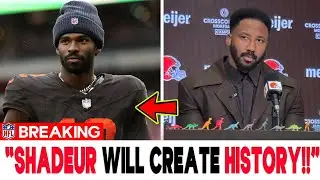 BREAKING: Shadeur Sanders will create HISTORY in BROWNS VS STEELERS Match