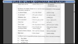 Curs de limba Germana incepatori (tema+dictionar)- Lectia 1