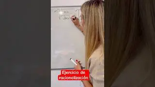 Ejercicio Racionalizaci&oacute;n #aprendermatematica #matem&aacute;tica #radicales