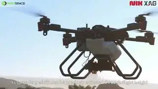 What is the maximum speed at which the XAG P100 Pro Drone can fly and still effectively spray?