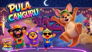 Pula, Canguru! 🦘 | Música Infantil Animada Para Dançar e Pular - Zé Quindim & Zé Pudim